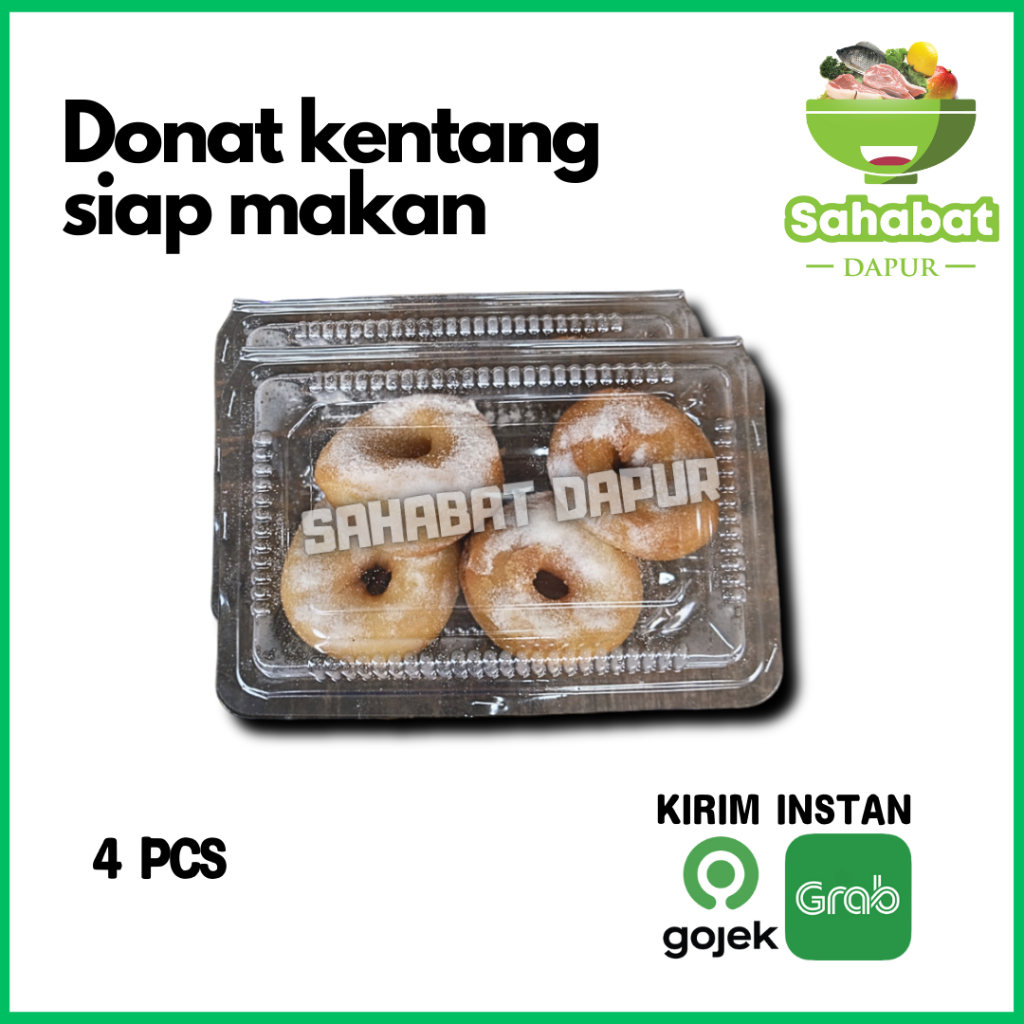 

Donat Kentang Matang 1 pack / 4 pcs - Sahabatdapur