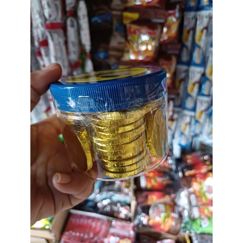 

coklat dollar/permen uang/coklat uang/coklat koin/coklat lebaran/coklat jadul 270gr
