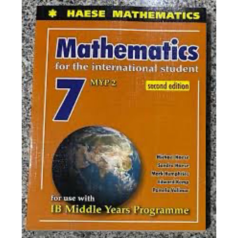 Haese mathematics 7 second edition mathematics7 for international student students grade7 grade 7 my