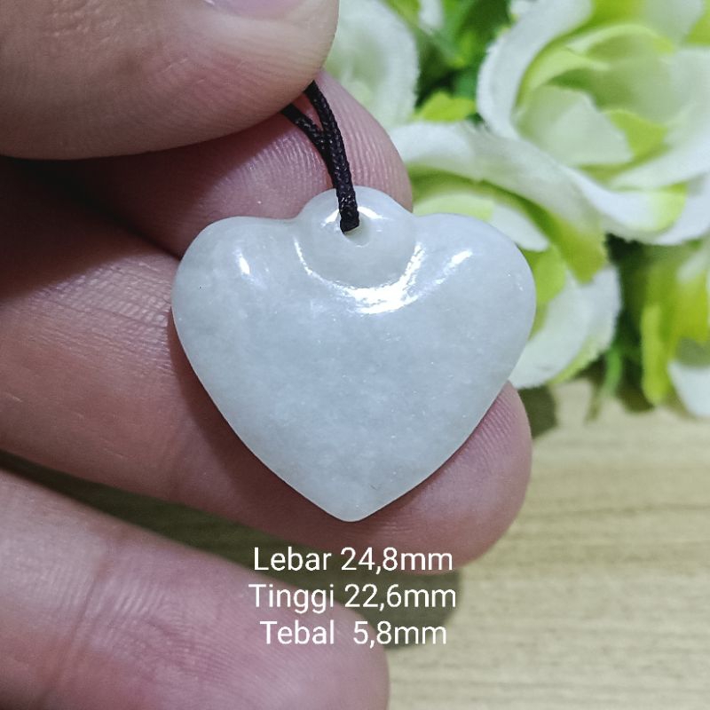 Giok Love Jade Asli Sertifikat Type A