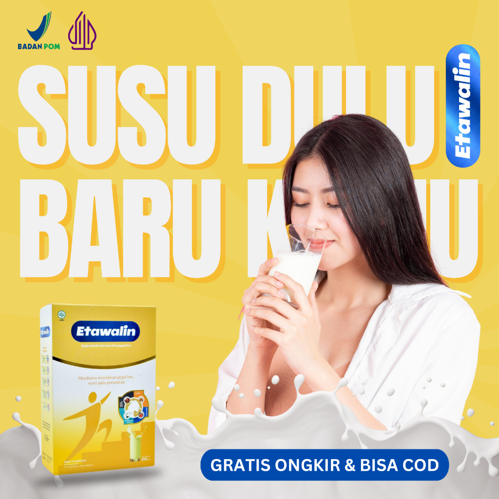 

Paket 1 Box Etawalin Susu Kambing Etawa Asli 100% Efektif Membantu Redakan Nyeri Sendi dan Asam Urat