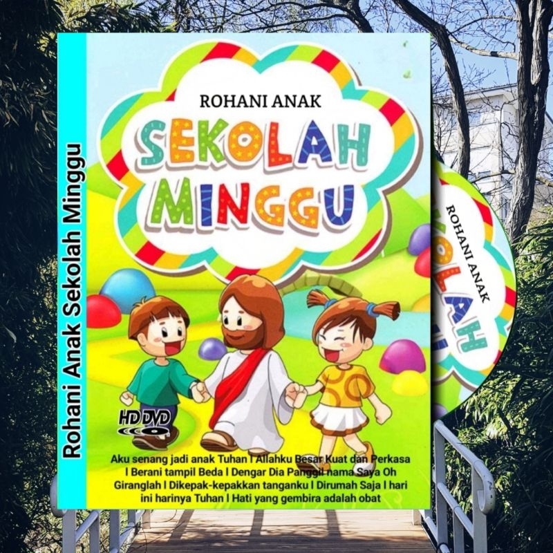 KasetDVD Vidio Lagu Rohani Anak Sekolah Minggu - Kaset Cd Mobil Musik Rohani Anak Sekolah Minggu Ter