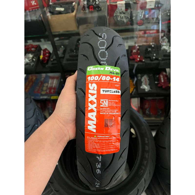 Ban Maxxis green devil 100/80-14