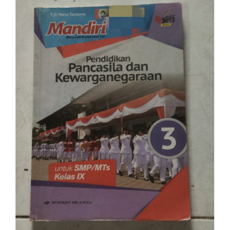 Mandiri ppkn kelas 9 Erlangga
