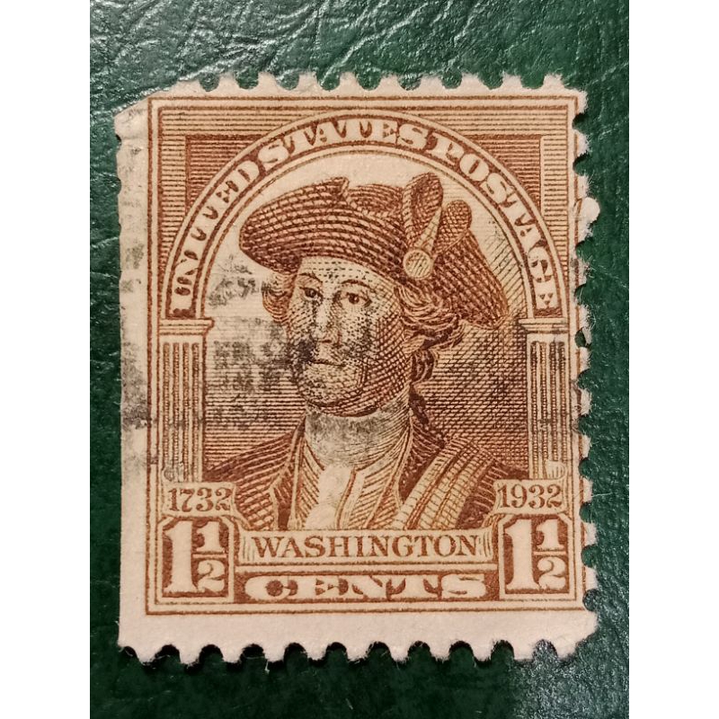 

Prangko USA 1½ Cent Tahun 1932 USED