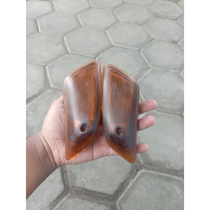 lampu sein reteng depan Suzuki Satria 2 tak lumba origin copotan motor