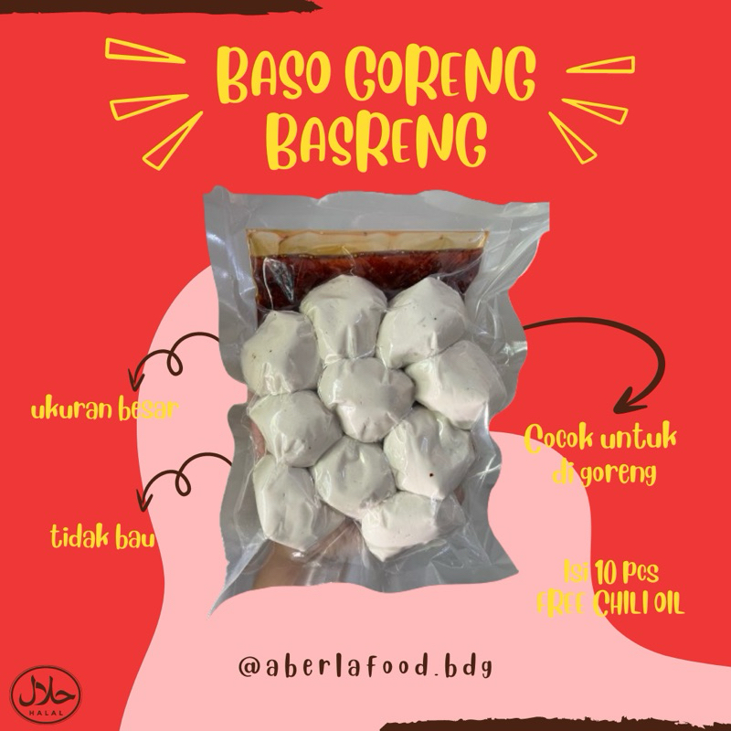 

BASRENG MENTAH ISI 10pcs plus chili oil JURAGANCILOK