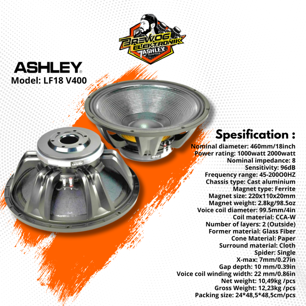 SPEAKER LF18V400 ASHLEY