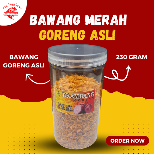 

Bawang Merah Goreng 100% Asli Tanpa Campuran 230gram