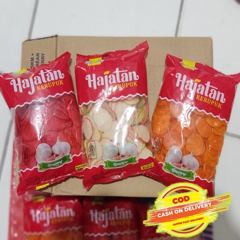 

KERUPUK bawang hajatan 3 varian 250g