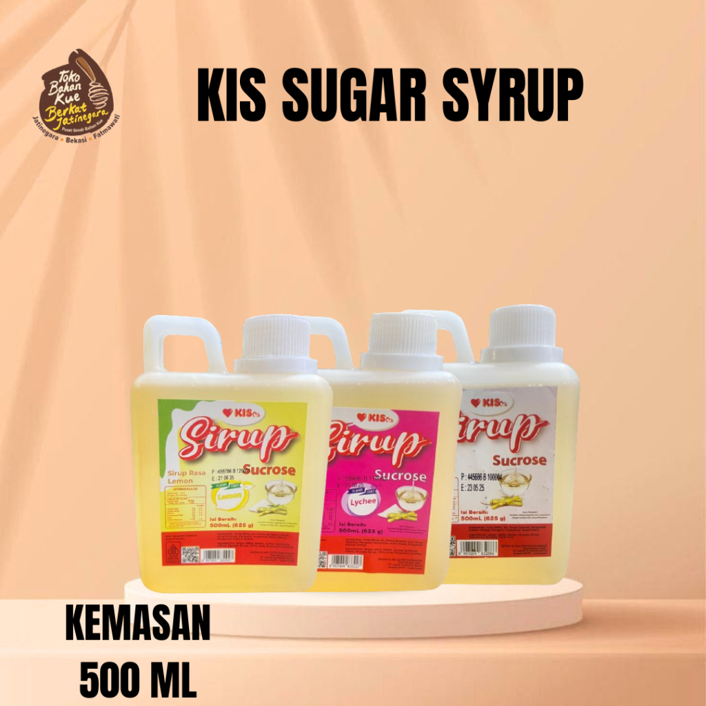 

KIS SUGAR SYRUP 500 ML / SUGAR SYRUP SUCROSE / GULA CAIR