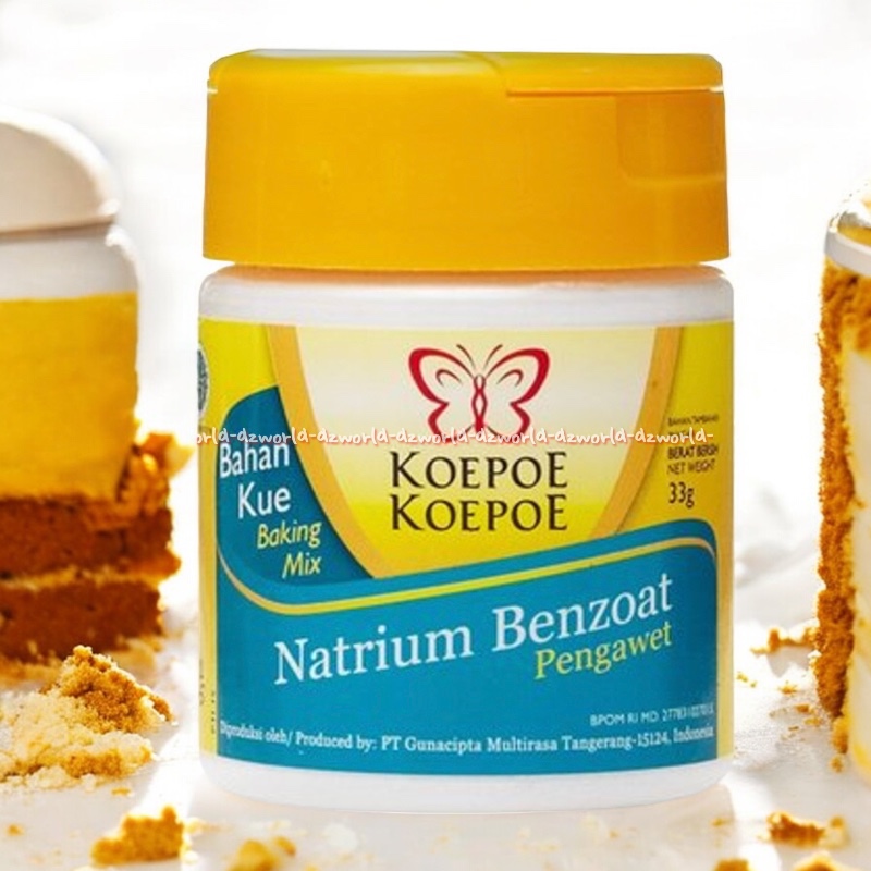 

Koepoe Koepoe 33gr Natrium Benzoat Pengawet Makanan Bahan Kue Baking Mix Food Grade Kupu