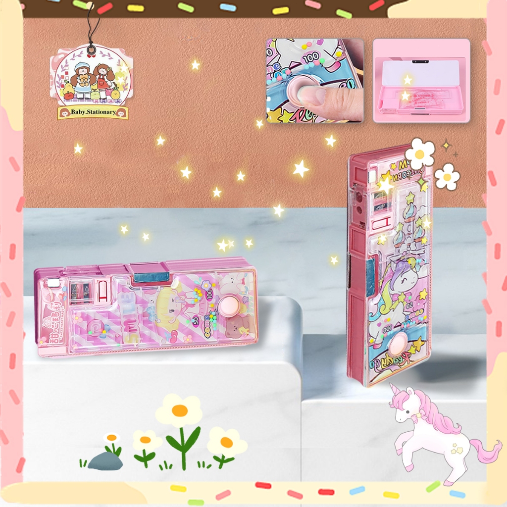 

Kotak Pensil Magnet Unicorns - Pencil Case Unicorns - Kotak Pensil Magnet 2 sisi - Tempat Alat Tulis - Tempat Pensil Lucu