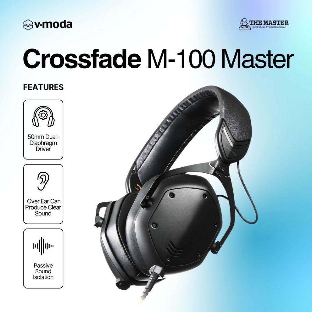 [Ready Stock] Headphones V-Moda Crossfade M-100 Master