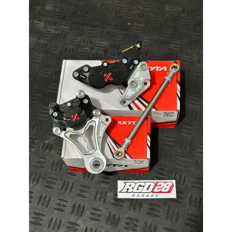 kaliper ktc set depan belakang pnp ninja r ss tinggal pasang