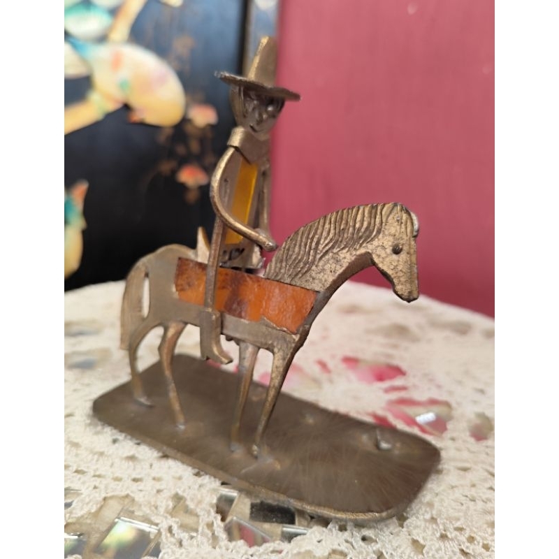 Patung Salvador Penemuan Langka antik Tembaga Kuno Cacat Chip T:14cm