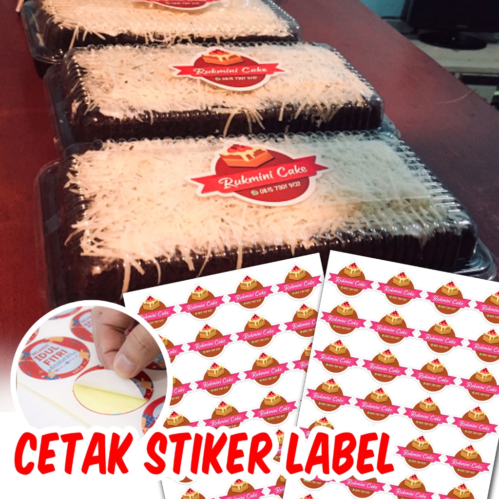 

Cetak Stiker Label Makanan Minuman | Label Kue | Potong Sesuai Bentuk