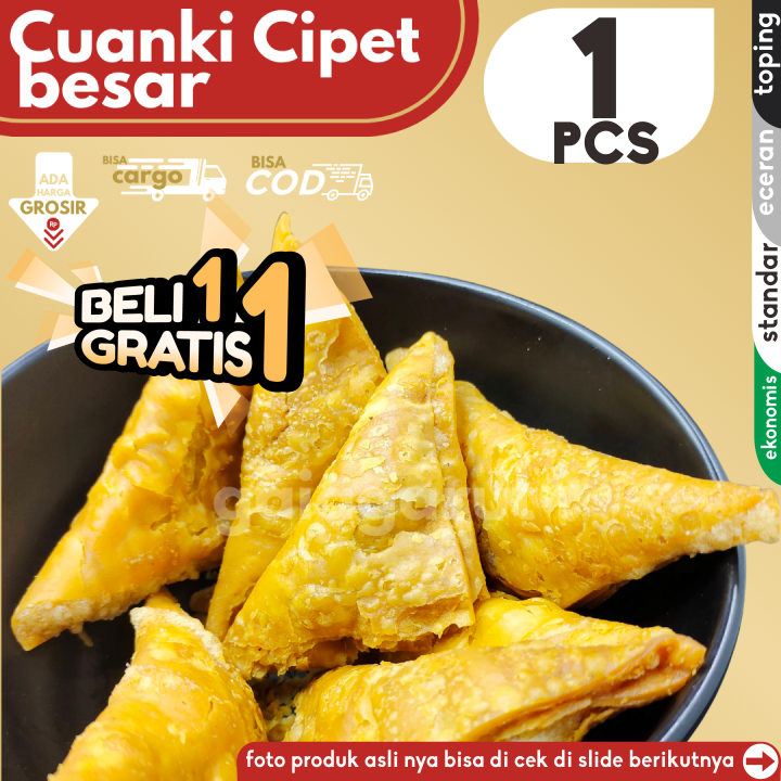 

[BELI 1 GRATIS 1] Cuanki CIPET BESAR isi 1pcs by GG (Bisa COD/Grosir/Kargo)