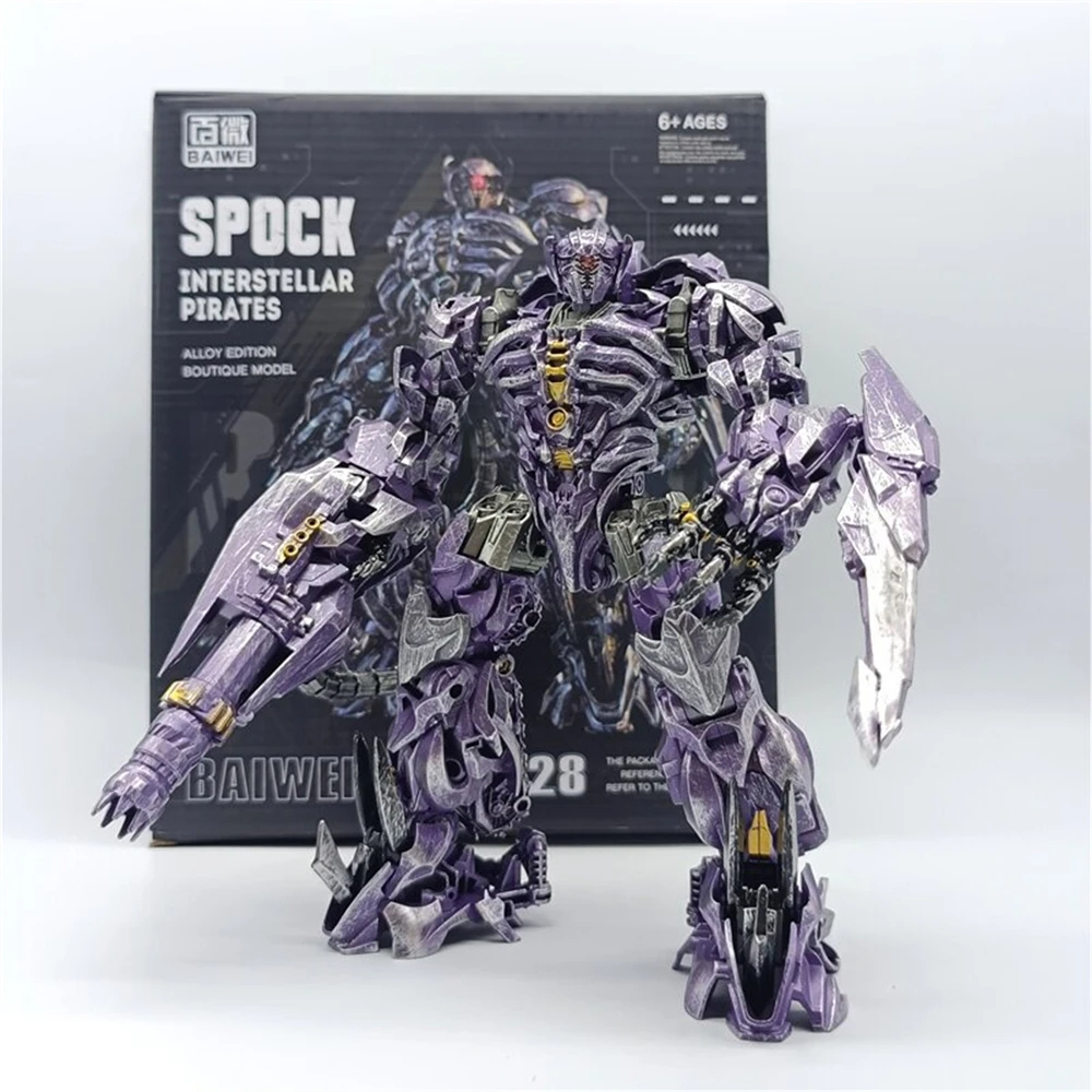 Mainan Robot Deformation Baiwei Spock Shockwave TW-1028