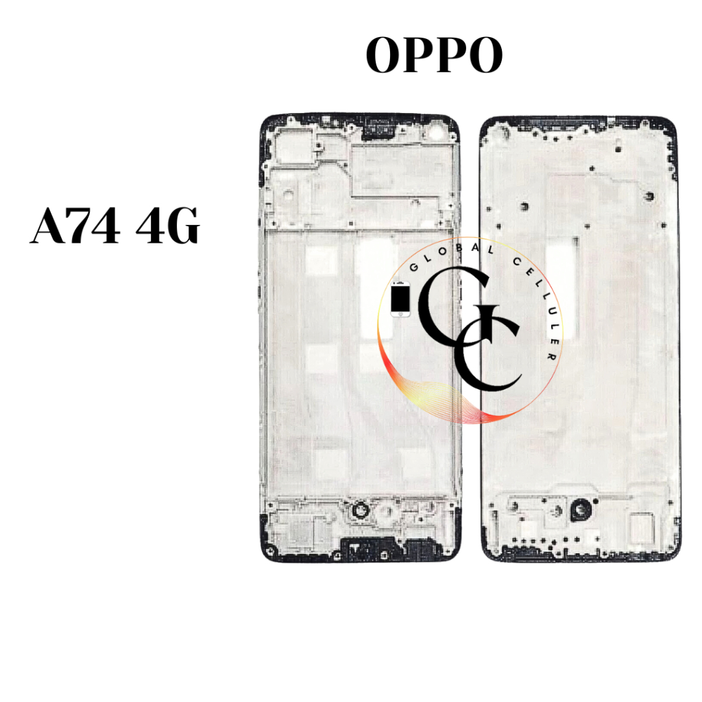 Frame Lcd Oppo A74 4G Original (Tulang Tengah Dudukan Lcd)