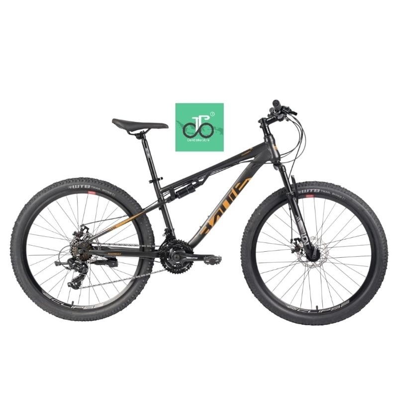 Sepeda MTB 27.5" Double Suspension Element Battle 24speed TERBARU 27.5