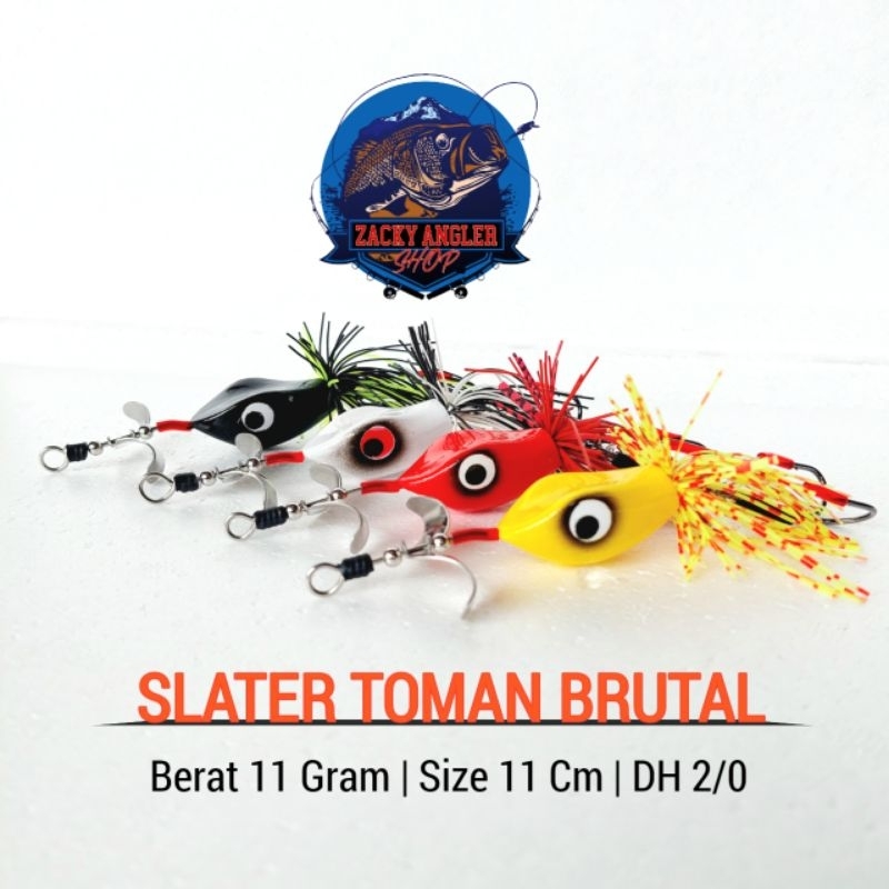 Slater Toman Brutal Umpan Casting Gabus Toman