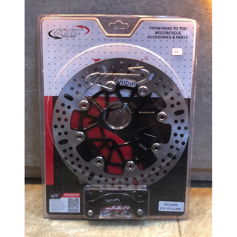 piringan cakram ktc 260mm mio billet cnc disc ktc mio 260mm