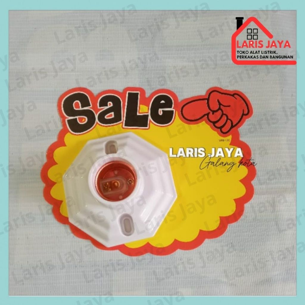 Fiting Lampu Duduk Plafon Kecil dan Besar Eterna