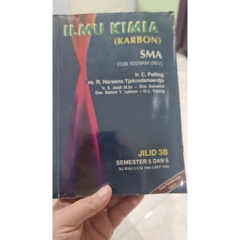 Preloved Buku Bekas Kimia SMA 3B