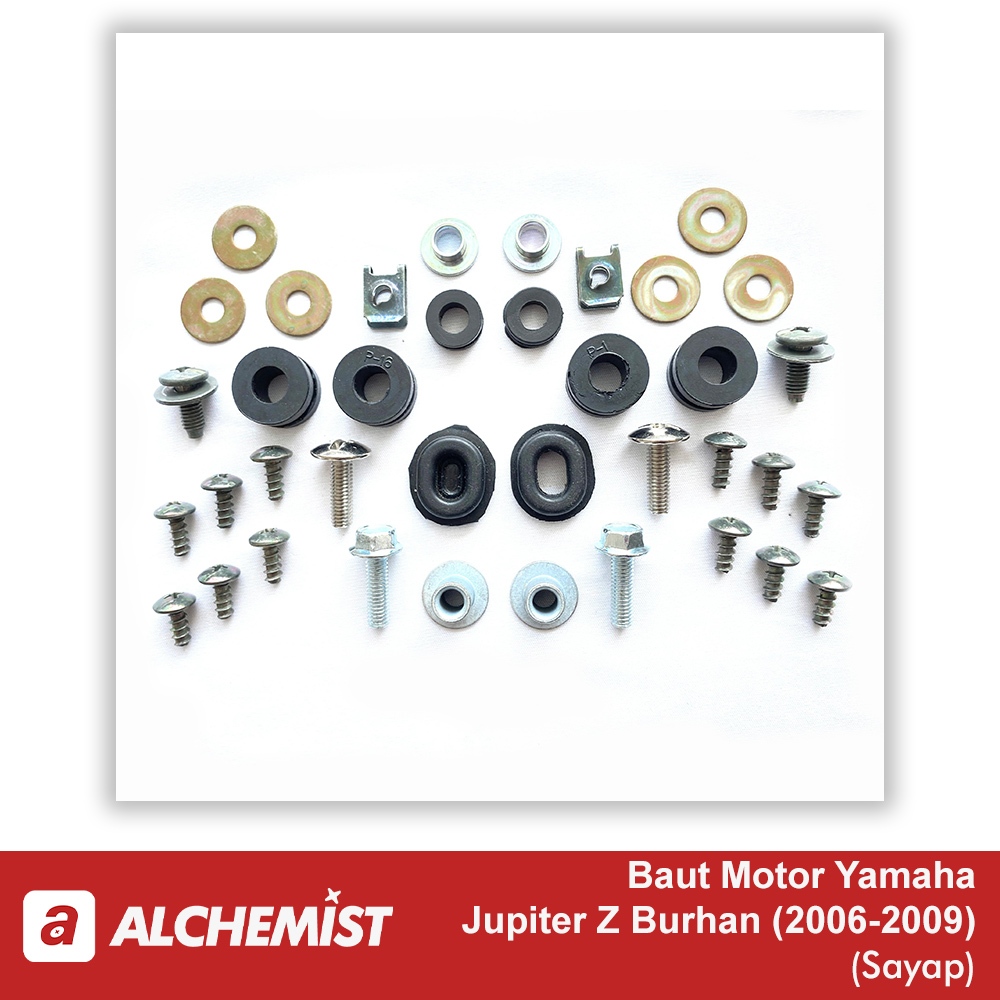 Baut Sayap Jupiter Z Burhan 1 Set / Baud Sayap Kanan Kiri Yamaha Jupiter Z Burhan 1 Set