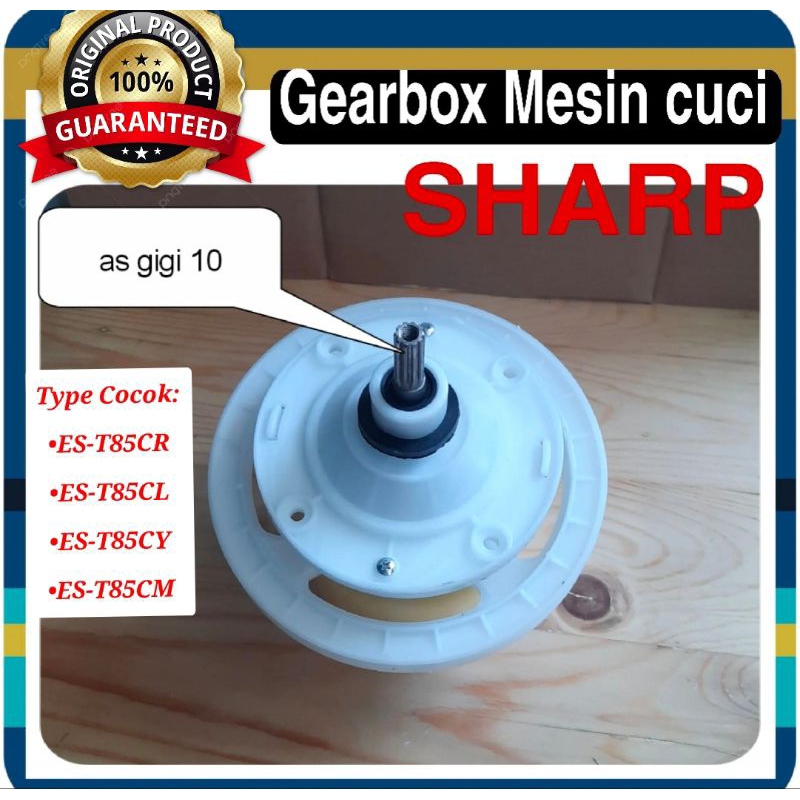 Gearbox Mesin Cuci SHARP ORIGINAL ES-T85CL / ES-T85CY / ES-T85CM / ES-T85CR Gear Box Sharp