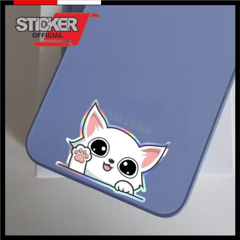 

sticker kucing lucu helogram