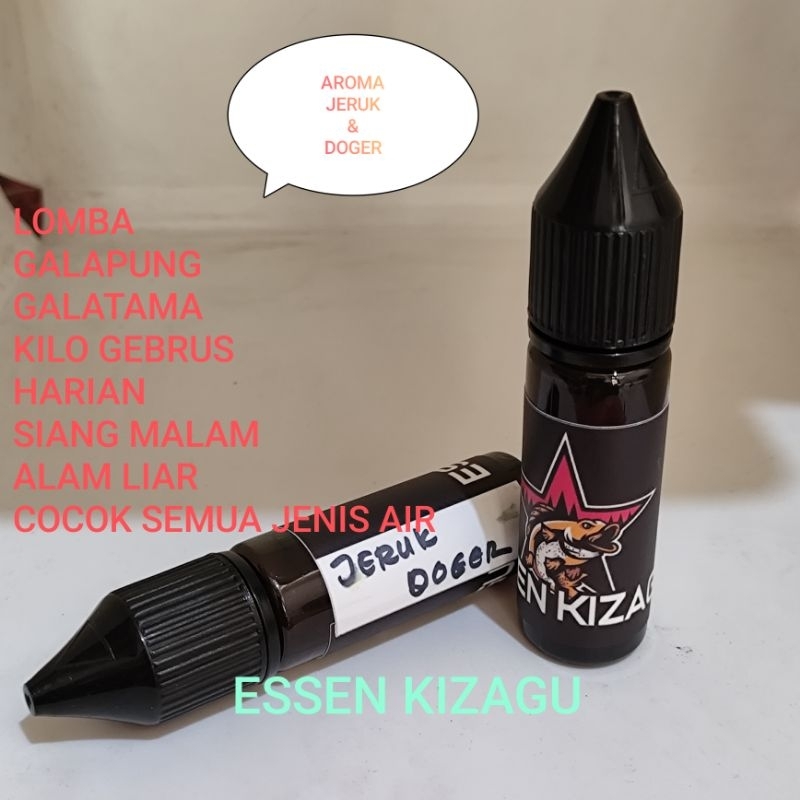 essen ikan mas aroma jeruk doger 15ml orginal essen ikan mas babon ikan mas rame alam liar