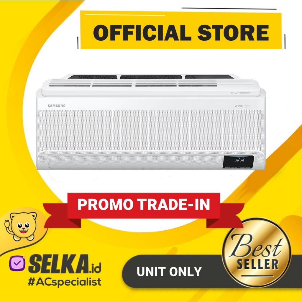 AC SAMSUNG AR18CYKAAWKNSE AC SPLIT 2 PK INVERTER WINDFREE ULTRA