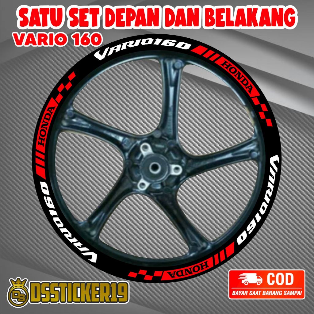 stiker velg  Vario 160 stiker velk Vario stiker pelk Vario 160