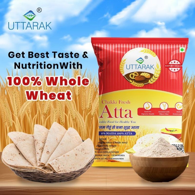 

CHAKKI FRESH ATTA UTTARAK 1KG / Tepung Gandum