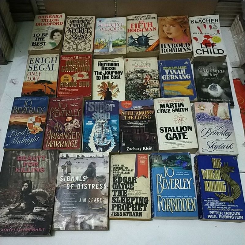 Novel murah bahasa Inggris Barbara Taylor Bradford to be the best . sherryl Woods. Erich segal only 