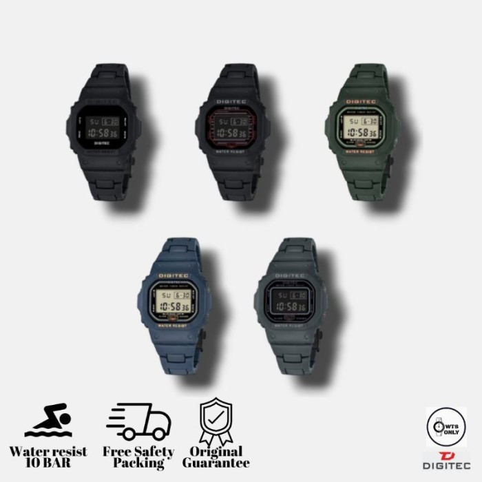 Digitec MDG 6054R Jam Tangan Pria Rantai
