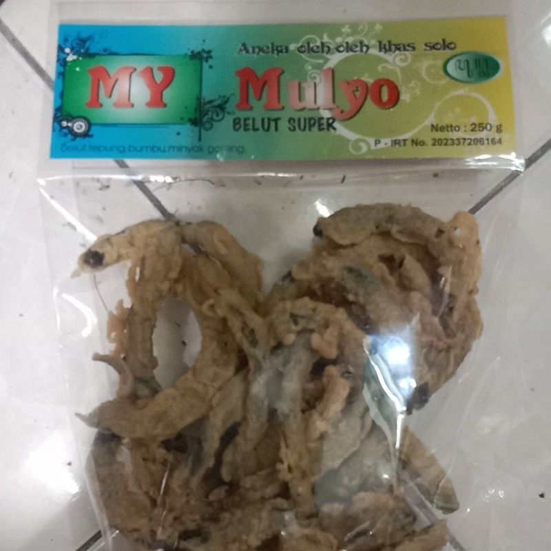 

Kripik Belut Tepung Mulyo berat 200gr