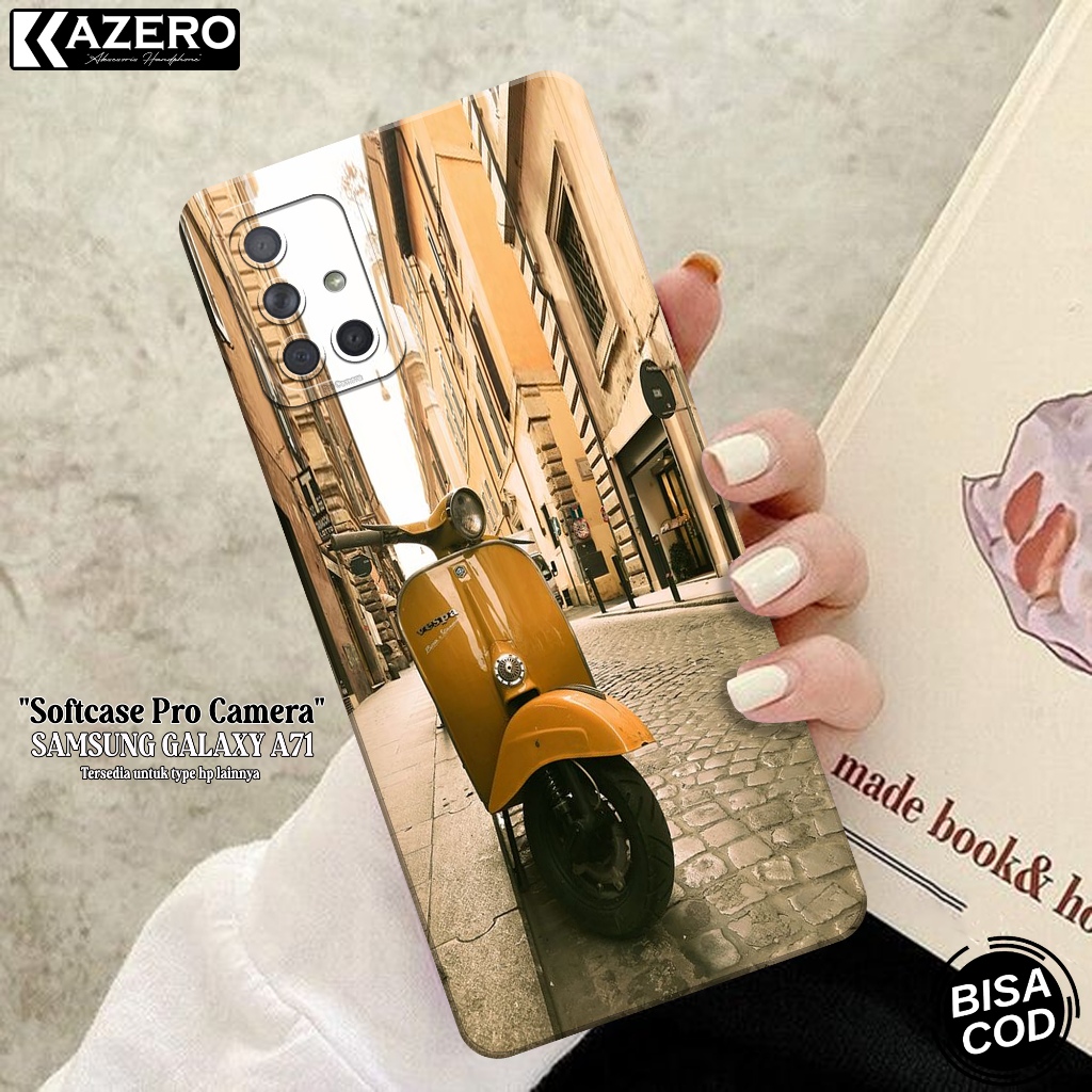 Kesing Hp Samsung Galaxy A71 Case Vespa -Case Samsung Galaxy A71 - Casing Samsung Galaxy A71 - Softc