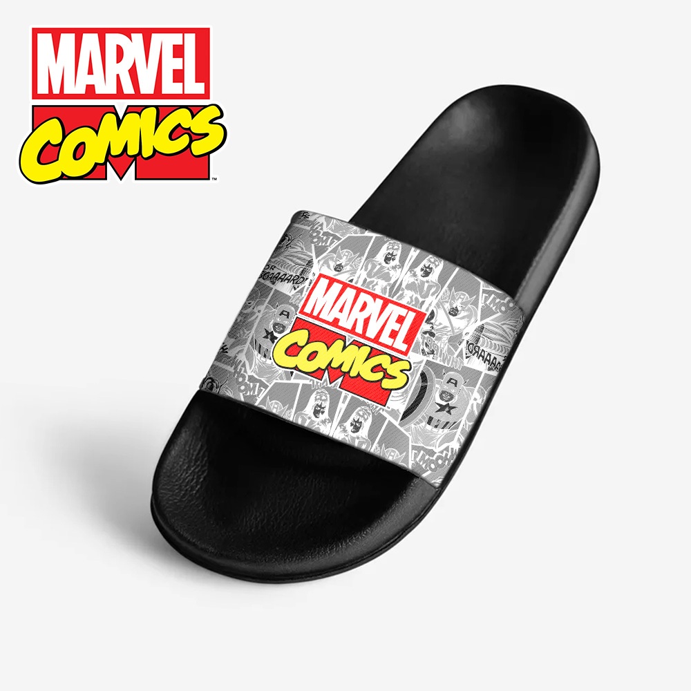 Sandal MARVEL - MVL2 - Sendal Slop Selop Slip On Slippers Slide Slipon