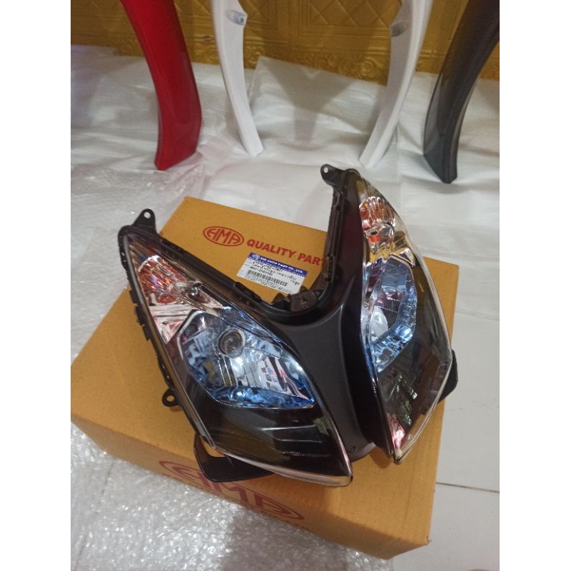 REFLEKTOR SOUL MX LAMPU DEPAN MIO SOUL MX MATA 2 ORIGINAL NCA THIALAND