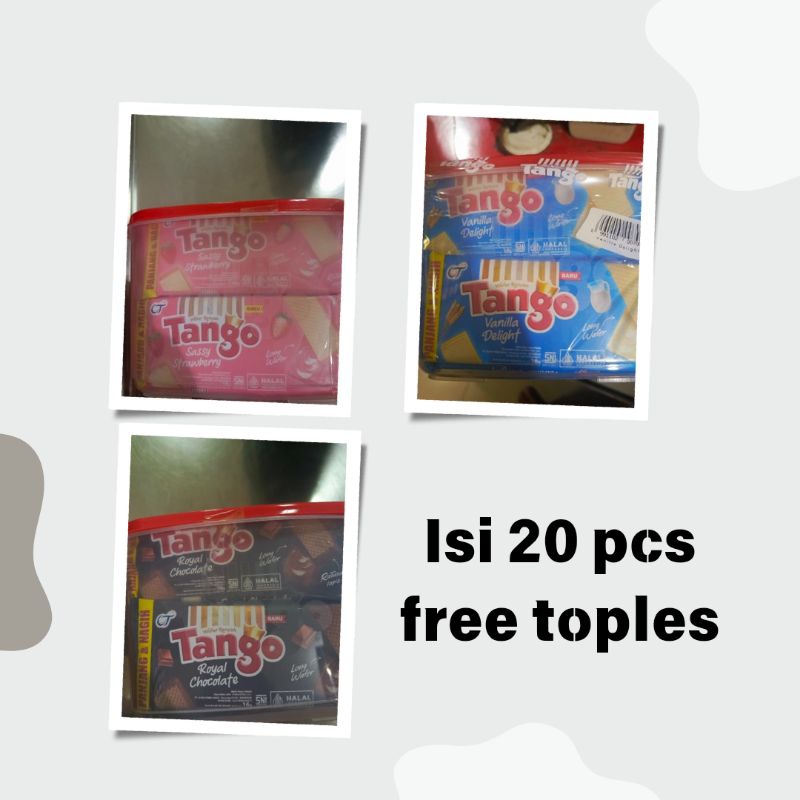 

PAKET MURAH - PAKET TANGO ISI 20 PCS FREE TOPLES CANTIK - MURAH - PROMO GRATIS ONGKIR