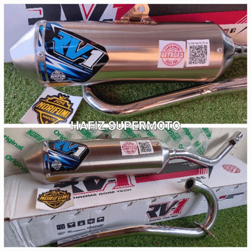 KNALPOT NORIFUMI RV1 NEW N4 GRIDZ KLX 150 BF DTRACKER OLD NEW RV 1 N4 KLX ORIGINAL CRF 150 L N4  WR 