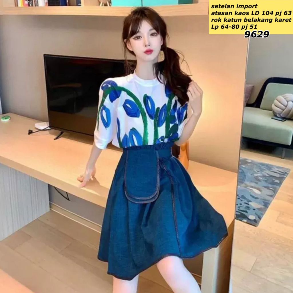 DAFASHIONSHOP /Setelan / Setelan Ootd / Setelan Kekinian / Baju One Set Wanita Kekinian / Ootd Cewek