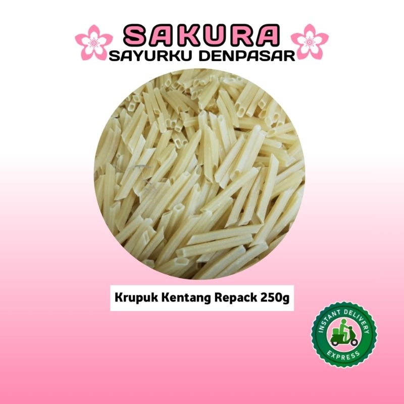 

Krupuk Kentang Mentah Repack 250g - SAKURA