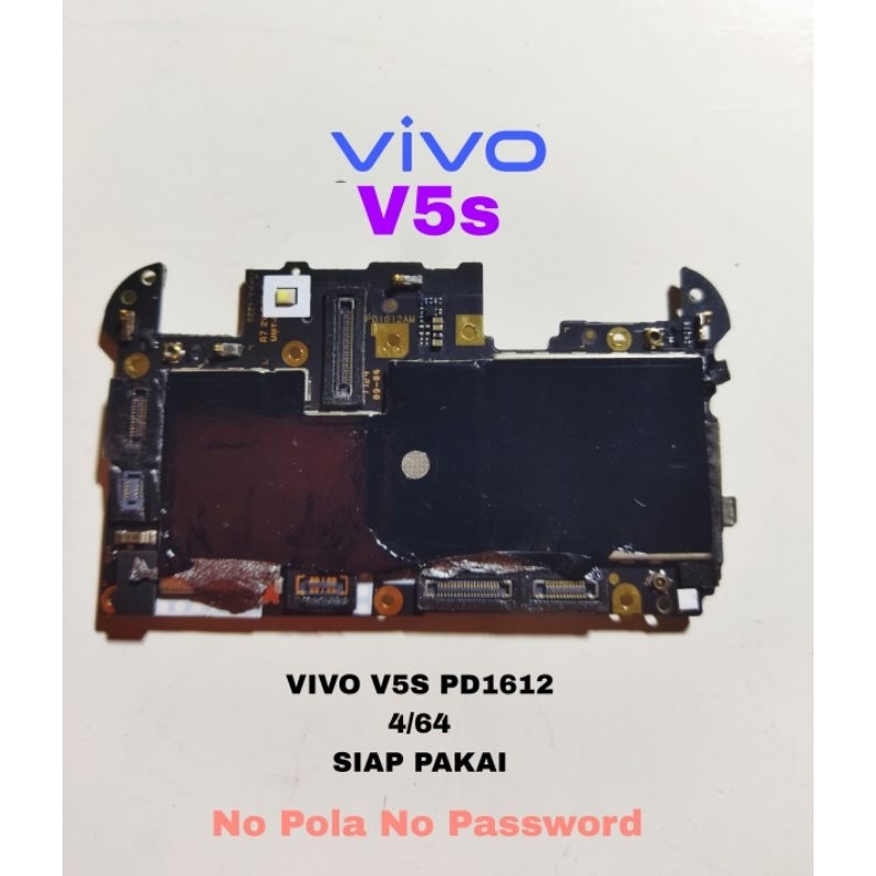 vivo v5s vivo 1612 pd1612 4/64 mesin perawan mulus normal siap pakai