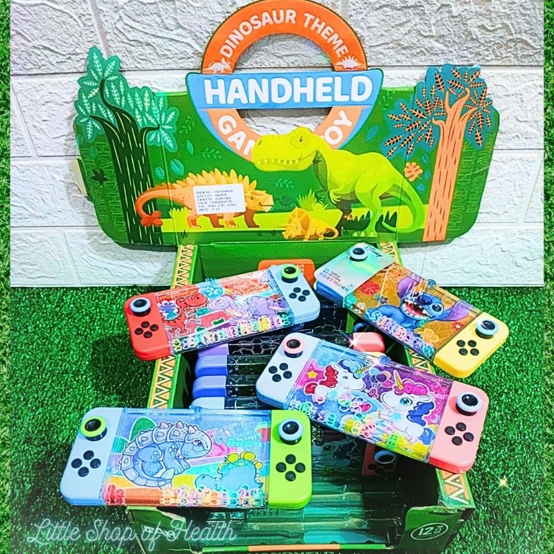 Water game mainan air pencet 4 tombol ukuran besar dinosaurus unicorn hello kitty mainan sensorik mo