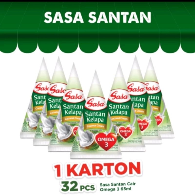 

Sasa Santan Cair 65mlX 32pxs (1 dus)