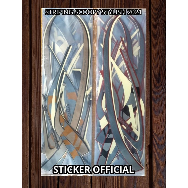 striping standar motor Scoopy stylish 2021